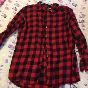 H&M flannel fits like a large